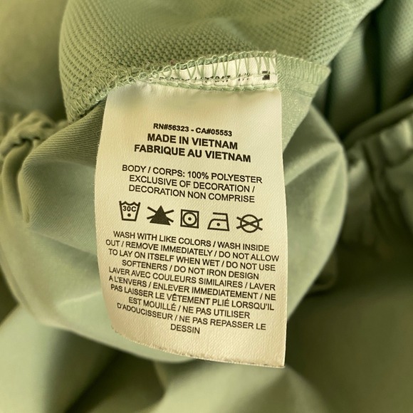 Nike Woven Pants‎ Drawstring Women's 2X Green Teal Waist Lightweight Casual - Picture 7 of 16